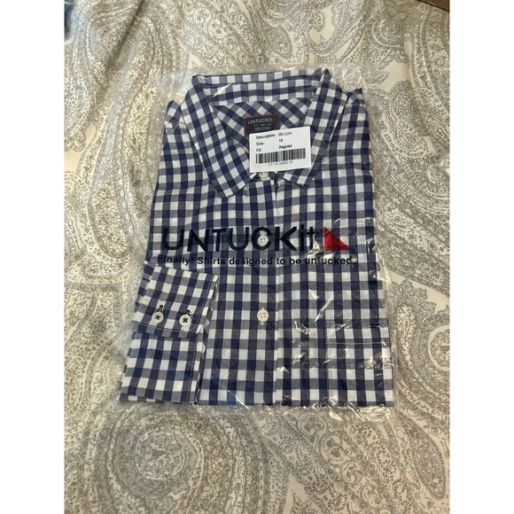 NWT women’s untuckit shirt size 10 - Picture 2 of 5
